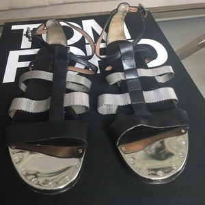 Rachel Zoe metal flats